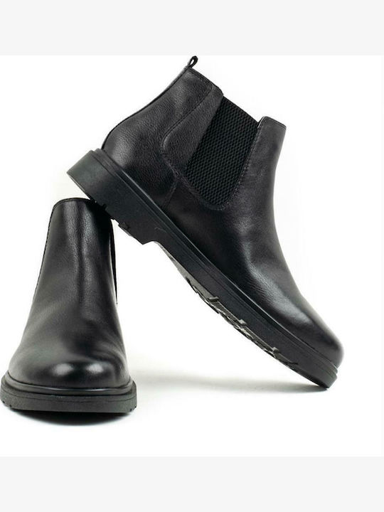 Spherica Leather Black Chelsea Boots Anatomical