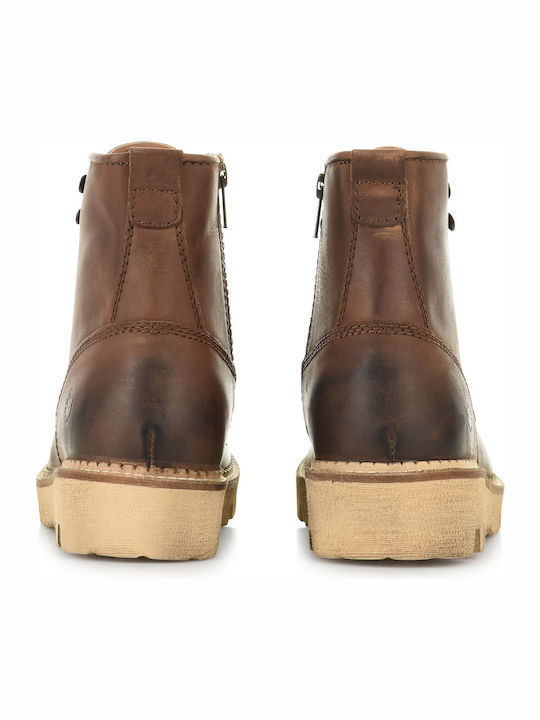 Jadon Leather Tabac Brown Boots Anatomical