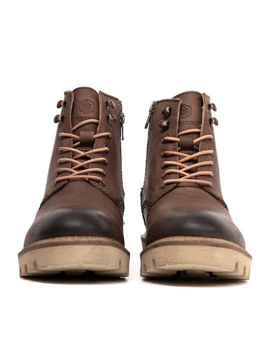 Jadon Leather Tabac Brown Boots Anatomical