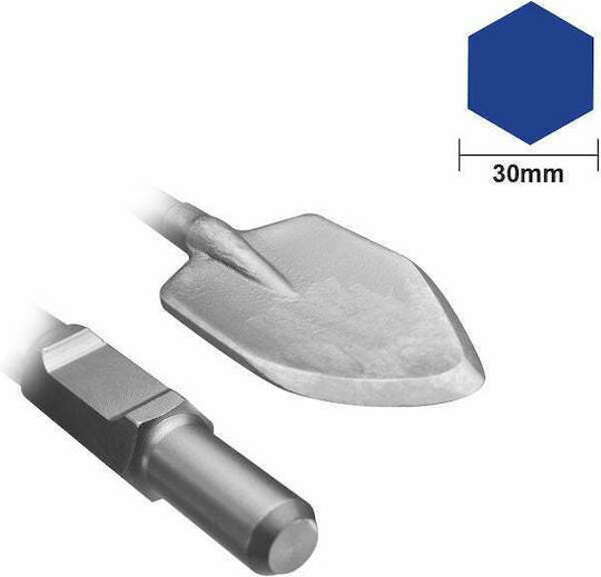 Bulle Chisel Shovel HEX 30 440mm Chisel Bits 440x30mm with HEX Socket