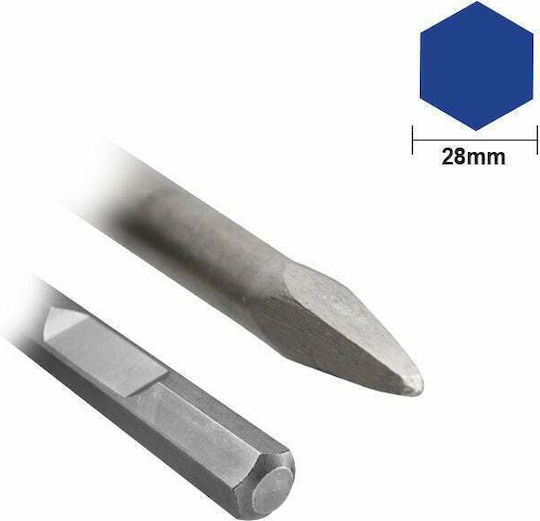 Bulle Pointed Chisel 410x28mm with HEX Socket