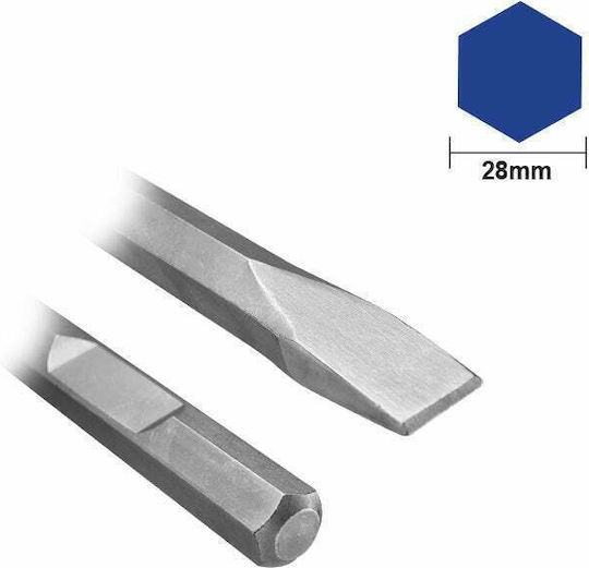 Bulle Chisel Bits 410x28mm with HEX Socket