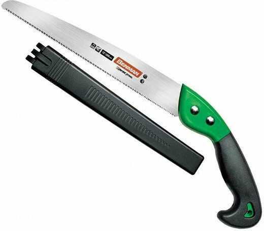 Benman mit Feinzahn & Hülle Handsäge Baumsäge 25cm