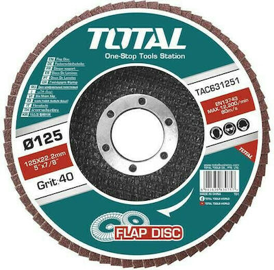 Total Grinding Disc 125mm Polyopter P60