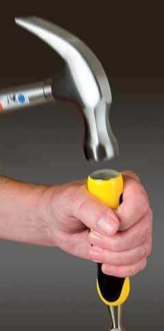 Stanley Dynagrip Skewed Chisel 10mm with Plastic Handle