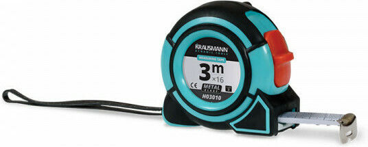 Krausmann H03014 Μετροταινία με Αυτόματη Επαναφορά 25mm x 5m