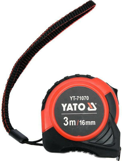 Yato Μετροταινία με Αυτόματη Επαναφορά 19mm x 5m