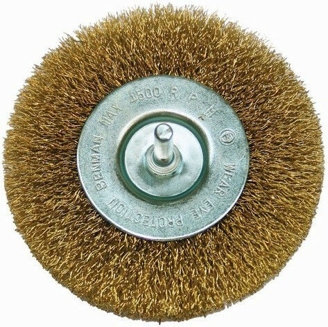 Benman 74306 Wire Brush Bell for Drill 80mm