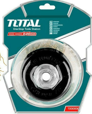 Total Angle Wheel Wire Brush 100mm Bell 10pcs TAC31045