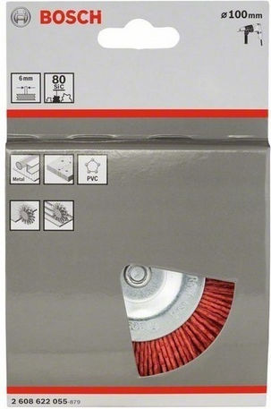 Bosch 2608622055 Nylon Brush for Drill 100mm