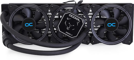 Alphacool Eisbaer Aurora LT360 Water Cooling System AIO CPU with 3 Fans 120mm and ARGB Lighting