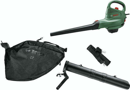 Bosch Universal GardenTidy 3000 Suflantă / Aspirator de Mână Electric 3000W cu Reglare a Intensității & Viteză Maximă a Aerului 285km/h
