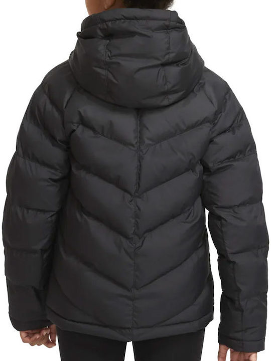 Geci Pentru Copii Sport Scurt Cu Glugă Negru Sportswear