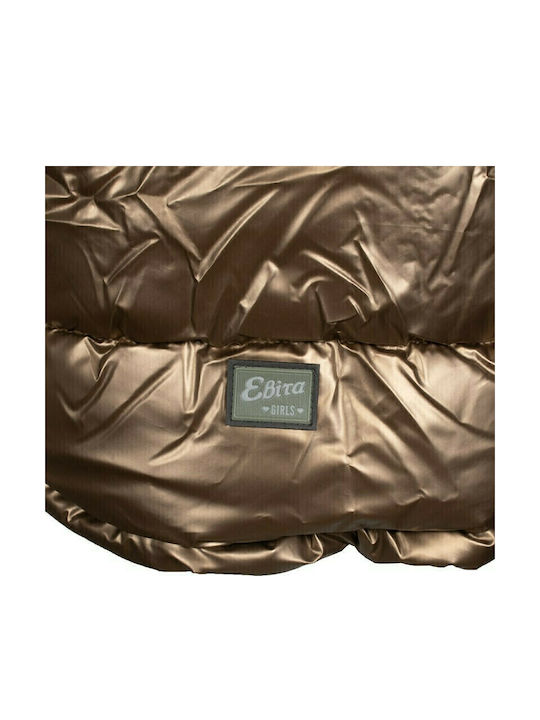 Kids' Casual Jacket Short with Hood Gold