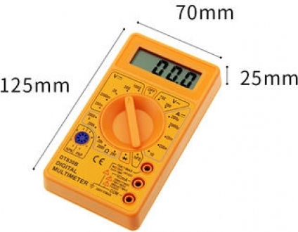 Tele GM-270 Digitales Multimeter Herrenuhren mit Summer mit AC / DC / Widerstandsmessung