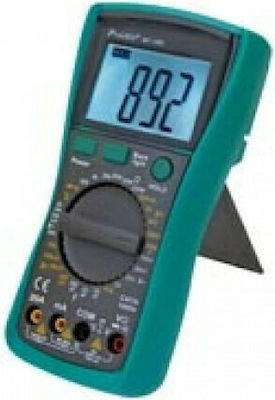 Proskit Digitales Multimeter mit Kapazitätsmesser Wahre Effektivwert mit Summer mit AC Messung MT-1280