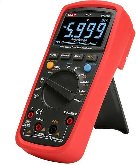Uni-T Ψηφιακό Πολύμετρο True RMS με Μέτρηση AC / DC / Αντίστασης / Χωρητικότητας / Θερμοκρασίας UT139S