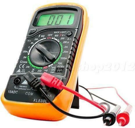 Optum Digital Multimeter Pocket with AC / DC / Resistance Measurement XL830L