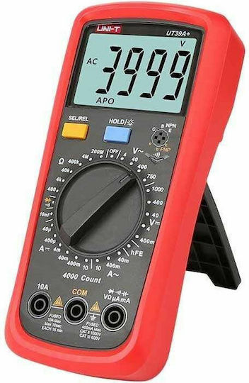 Uni-T Digital Multimeter with AC DC Resistance Capacity and Temperature Measurement UT39A