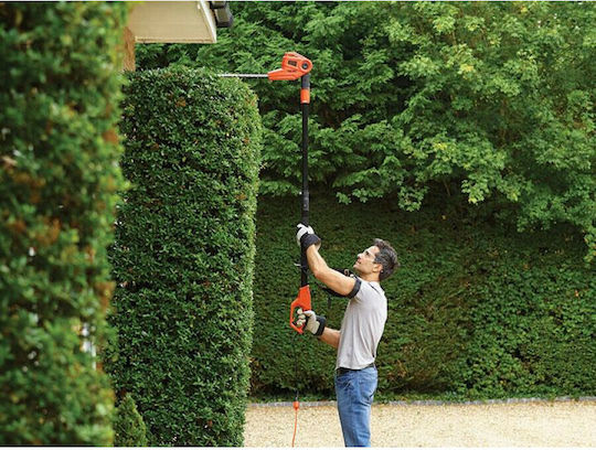 Black & Decker PH5551-QS Ηλεκτρικό Μπορντουροψάλιδο 550W Τηλεσκοπικό με Μήκος Λάμας 51cm