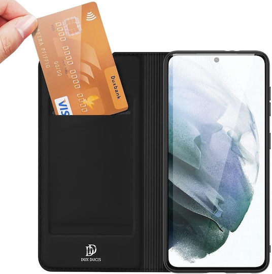 Dux Ducis Skin Pro Book Synthetic Leather Black (Galaxy S21 FE)