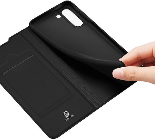 Dux Ducis Skin Pro Book Synthetic Leather Black (Galaxy S21 FE)