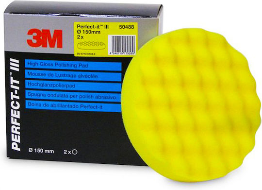 3M Polishing Sponge 150mm Soft Yellow 0014555