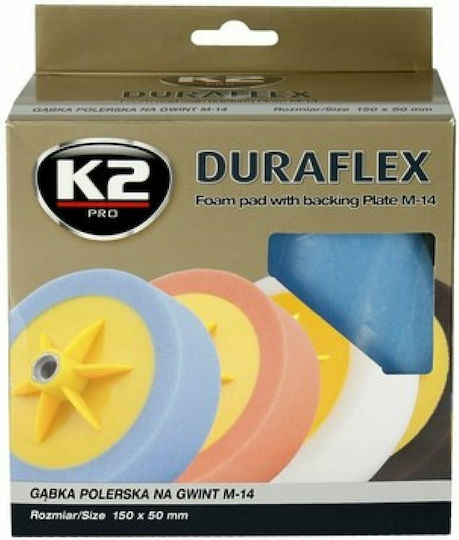 K2 Polishing Sponge 150x50mm Blue M14 L641