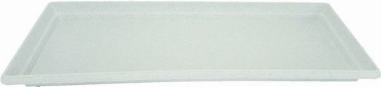 Atmosphera Festone 350P Teller Pflanzgefäß Kunststoff Granite 45x15cm 040350PA