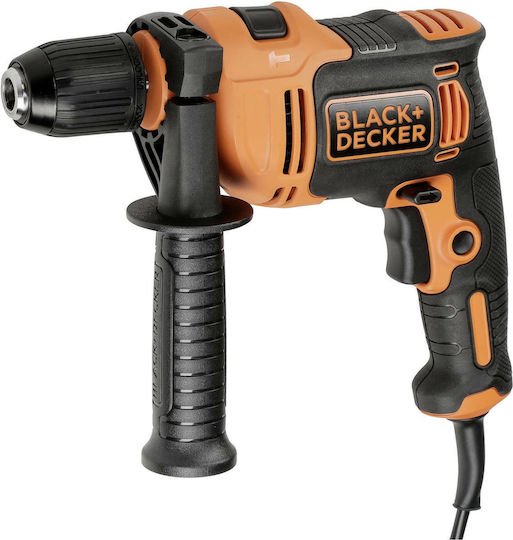 Black & Decker Impact Drill 710W with 2x drills 6mm & 2x drills 8mm
