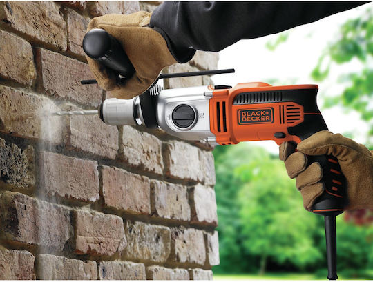 Black & Decker KR911K Κρουστικό Δράπανο 910W με Θήκη