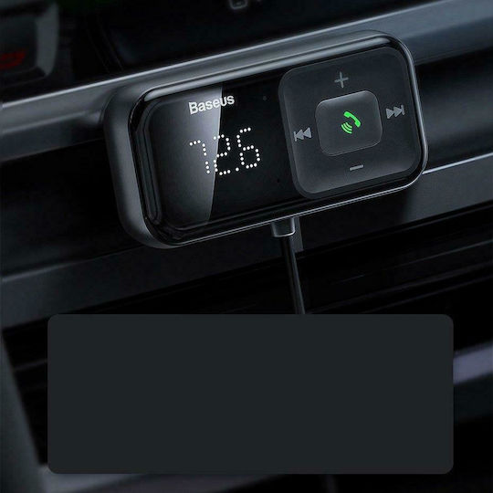 Baseus FM Transmitter Αυτοκινήτου S-16 με Bluetooth / USB / MicroSD / AUX