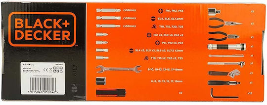 Black & Decker Θήκη Ρολό με 71 Εργαλεία