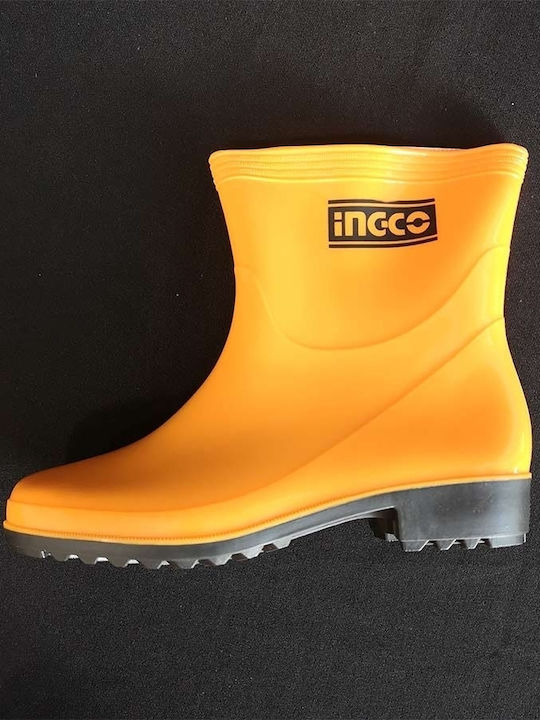 Ingco Non-Slip Work Wellies Tibia Orange