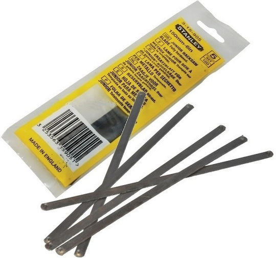 Stanley Λάμες Σιδηροπρίονου 150mm 5τμχ