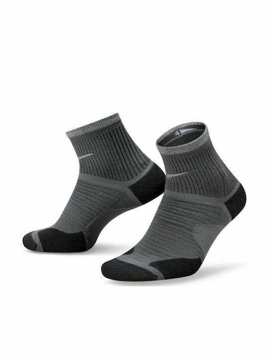 Nike Spark Wool Running Socks Gray 1 Pair