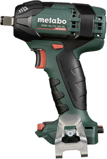 Metabo SSW 18 LTX 300 BL Fără perii Cheie de impact Baterie 18V Solo cu Priză 1/2"
