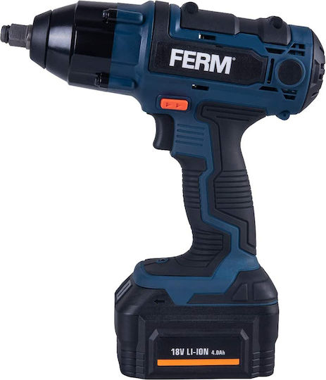 Ferm CDM1127 Impact Wrench Battery 18V 1x4Ah with Socket 1/2"