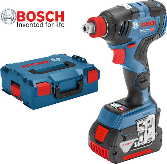 Bosch GDX 18V-200 C Μπουλονόκλειδο Μπαταρίας 18V Solo με Υποδοχή 1/2" & 1/4"