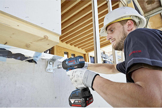 Bosch GDS 18V-300 Brushless Impact Wrench Battery 18V Solo with Socket 1/2"