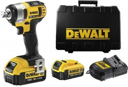 DEWALT DCF880M2 Μπουλονόκλειδο Μπαταρίας 18V 2x4Ah με Υποδοχή 1/2"