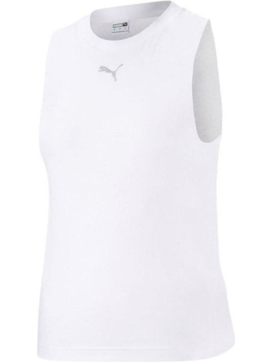 Evide Women's Summer Blouse Cotton Sleeveless White