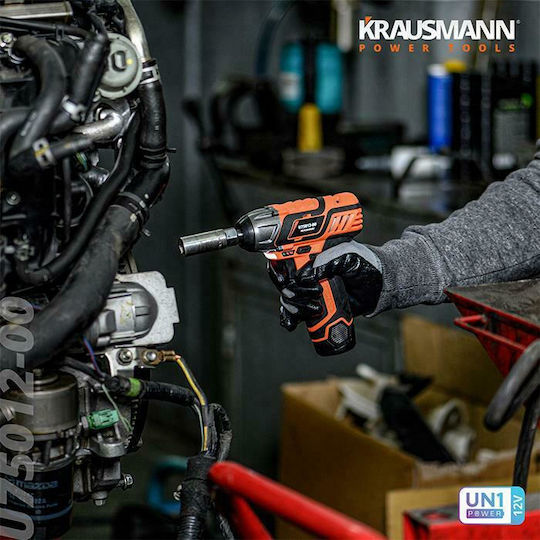 Krausmann U75012-00 Schlagschrauber Akku 12V Solo mit Aufnahme 3/8"