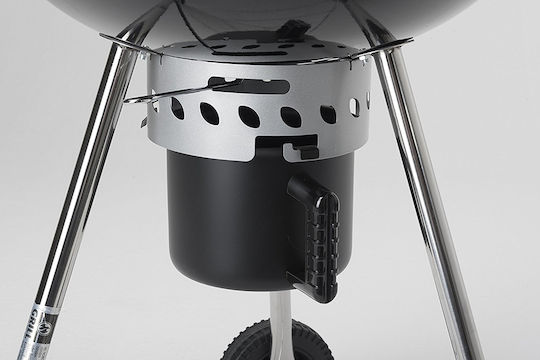 Grill Chef Kettle Grătar cu Cărbuni Cazan cu Capac și Termometru 53.5cmx53.5cm
