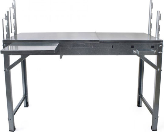 Pitsilos Galvanized Charcoal Grill for Lamb 145cmx50cm