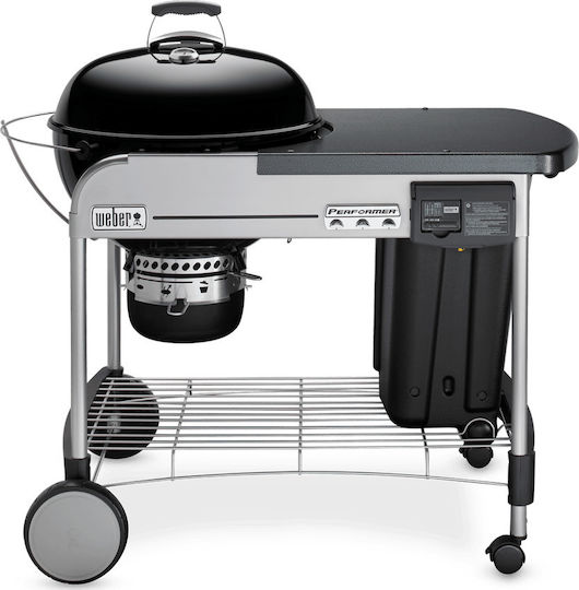 Weber Performer Deluxe GBS Неръждаема Барбекю на Въглища Котел с Капак и Термометър 101x101см
