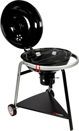 Somagic El Paso Galvanized Charcoal Grill with Lid 43cmx43cm