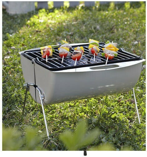 Somagic Roll N' Cook Γαλβανιζέ Φορητή Ψησταριά Κάρβουνου 31x27εκ.
