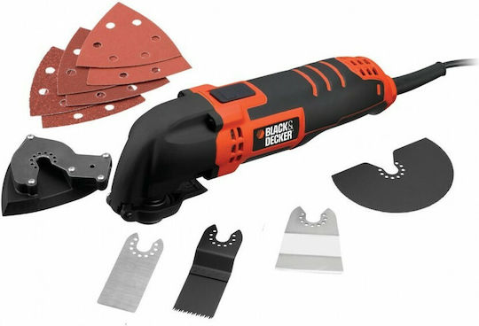 Black & Decker Παλινδρομικό Πολυεργαλείο 300W με Ρύθμιση Ταχύτητας