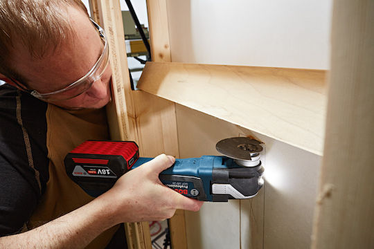 Bosch GOP 18V-28 Professional Παλινδρομικό Πολυεργαλείο Brushless 18V Solo με Ρύθμιση Ταχύτητας